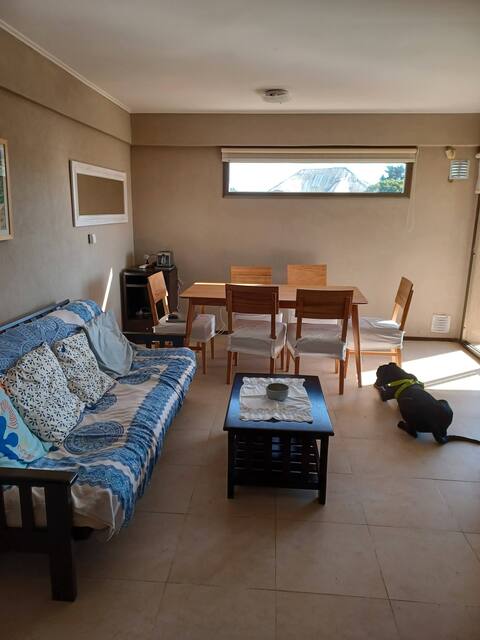 Beachfront apartment with amenities