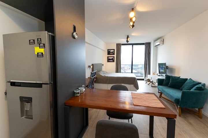 Kitnet com piscina no rooftop em Palermo