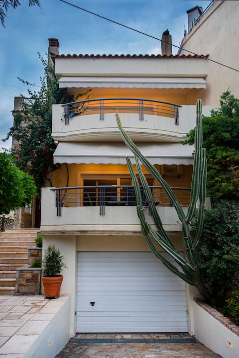Luxury 4-Story Villa Near Athens, Port & Beach