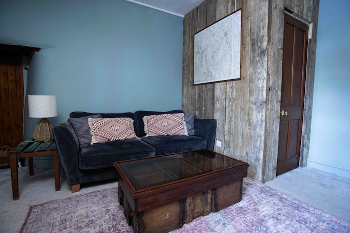 Zona giorno al piano di sotto