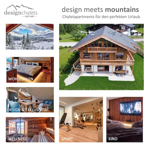 Chalet apartment for 2-7 - summit hut