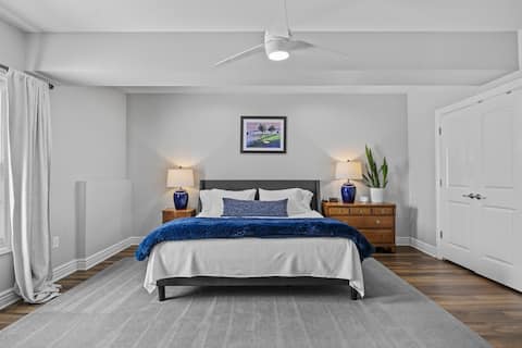 *KY Charm*Asbury-Lex-Keeneland-King bed-spacious