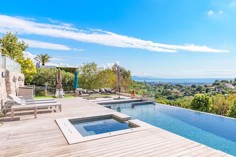 Annonce Airbnb populaire: luxury accommodation in villa in the heights of Cannes à Vallauris