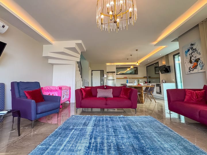Villa De Luxe Avec Piscine Privée Et Vue Mer - Aydın