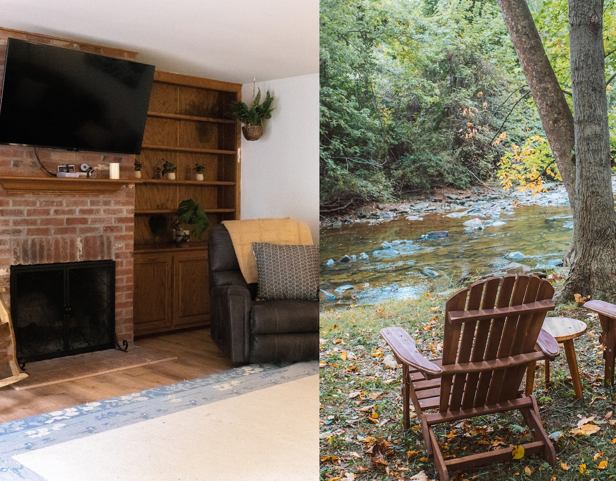 Private river, 2fireplace, 3bed, 1.5bath, garage! Houses for Rent in