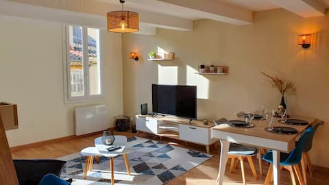 Air-conditioned apartment in the heart of the city