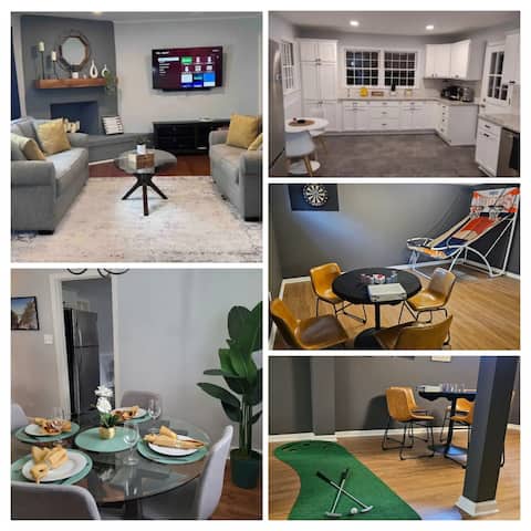 Central Retreat with Gameroom Near Casino