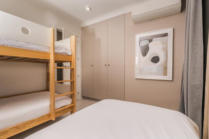 First floor - Children's room with closet space and A/C