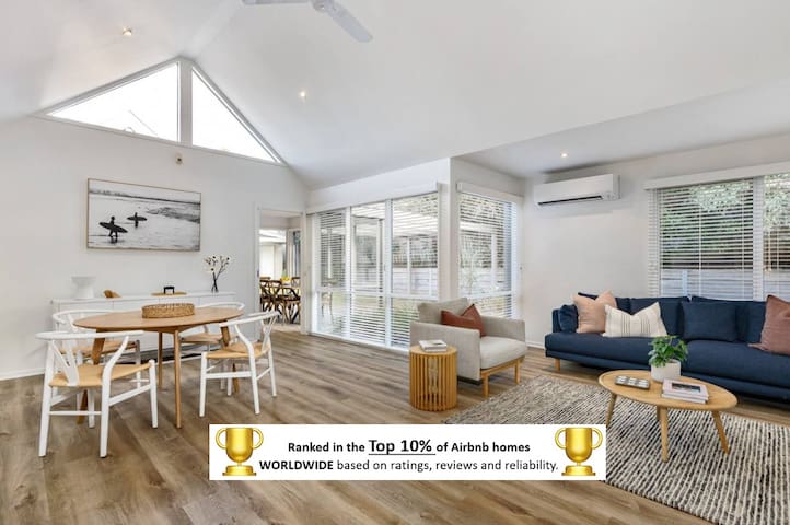 *Beach Haven* Beach house w/ optional studio 6+4p