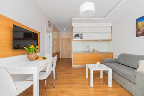 Popular Airbnb listing: Mierzeja-Marina Apartments, with 1 bedroom-east in Gmina Sztutowo