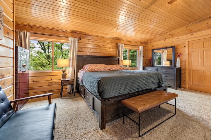 Master Bedroom/Loft, bench, couch, desk/dedicated workspace in this area as well.