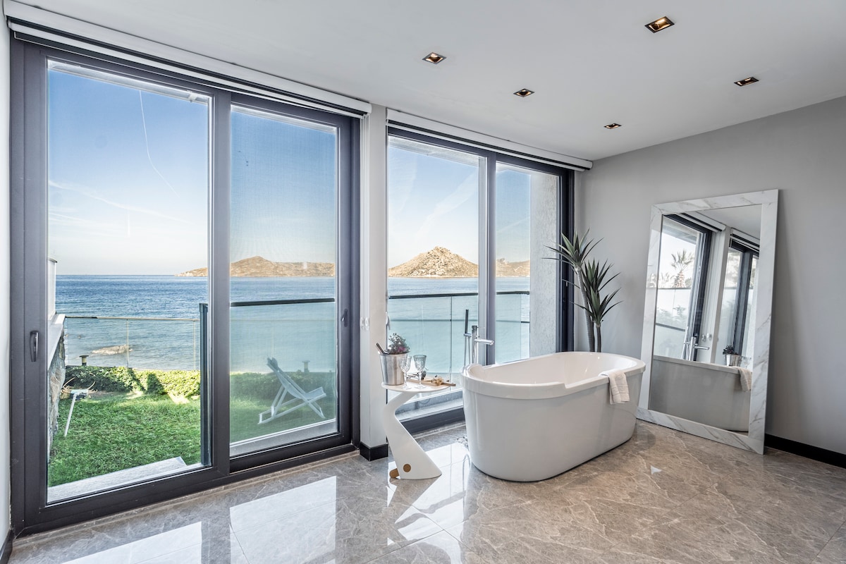 Villa Bodrum Waterfront - Panoramablick und Privatpool — Foto 6