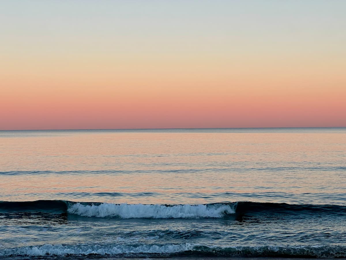 Sunset over Duck
