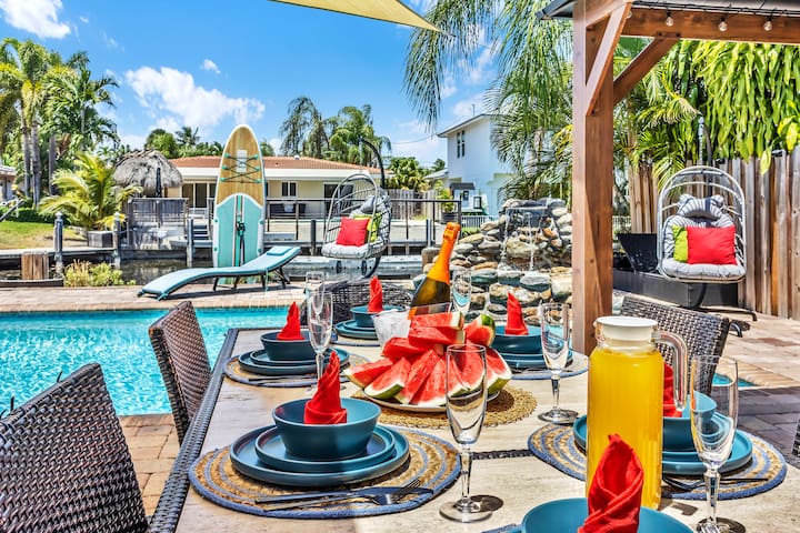 Vibe& Dive: Splash& Relax w/ Heated Pool & Wet Bar gallery image 5