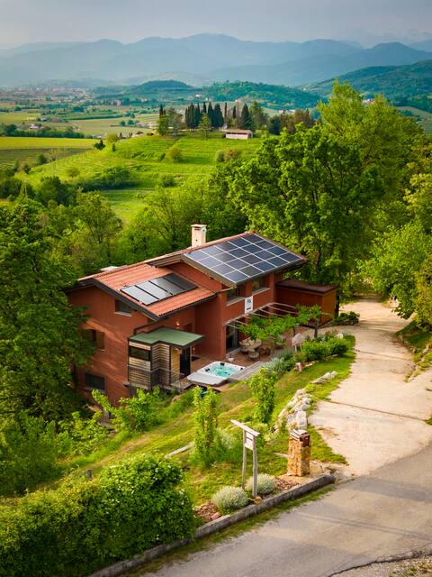 Private Villa with wellness area on Collio hills