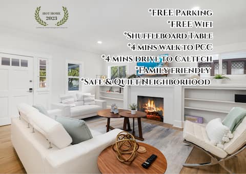 Cozy 5-Bedroom Craftsman By Old Town Pasadena/DTLA