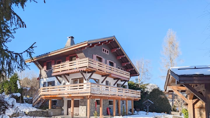 Chalet In The Heart Of Combloux Facing Mont Blanc - Combloux