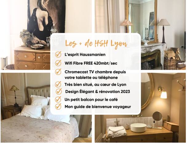 Vaste appartement Haussmanien*centre de Lyon*4star gallery image 2