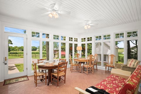 5 BR - great dining areas - privacy -country views