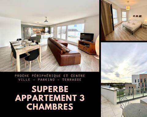 T4 with large terrace and private parking