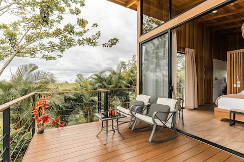 Glass Cabin Fortuna/Free Farm Tour/Cows/Private