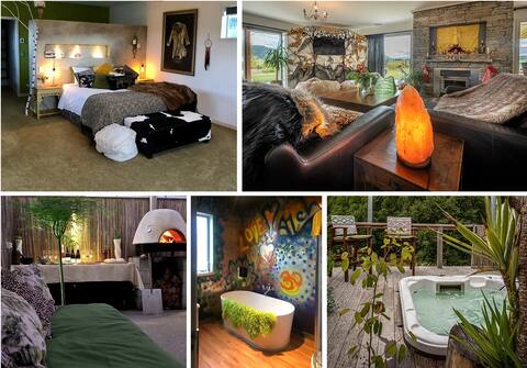 Creative Sanctuary 10 min from Wanaka Hottub/Sauna