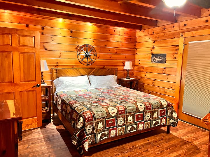Master Bedroom with king bed.