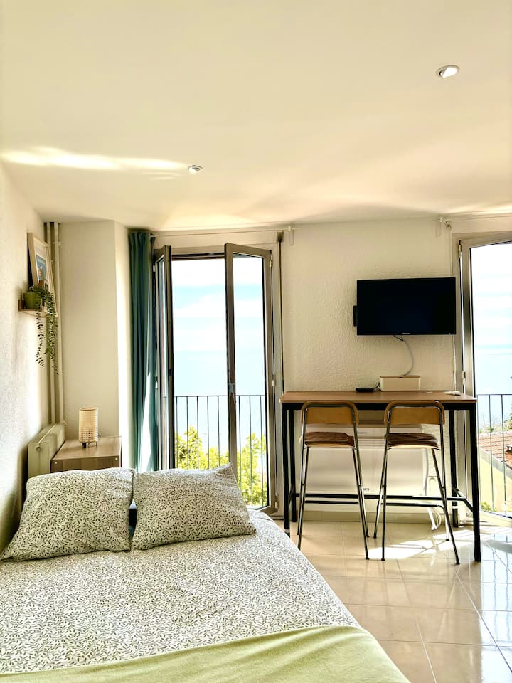Studio Vue Mer à 5 Mn De Monaco Et De La Plage - Cap-d'Ail