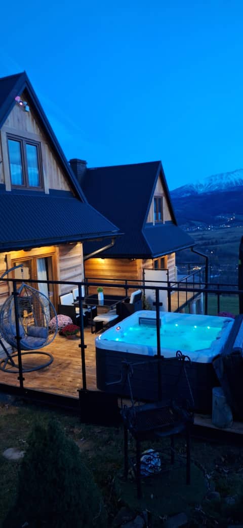 Chalet•Private hot tub•180°Tatra view•Ząb/Zakopane