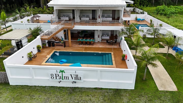 8 Palm Villa 1 (4br-4ba, Mountains & Sunrises) - Krabi