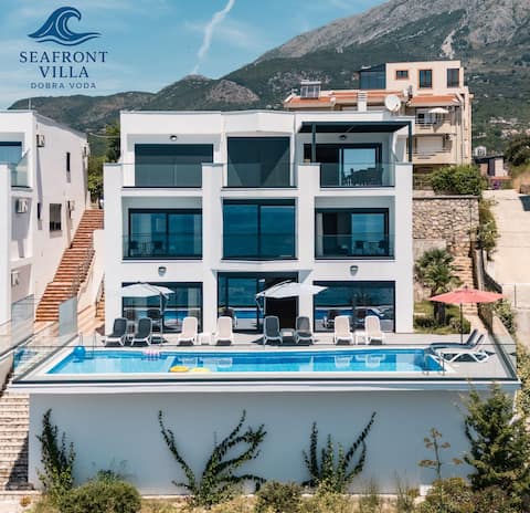 Seafront Villa with Private Pool in Montenegro
