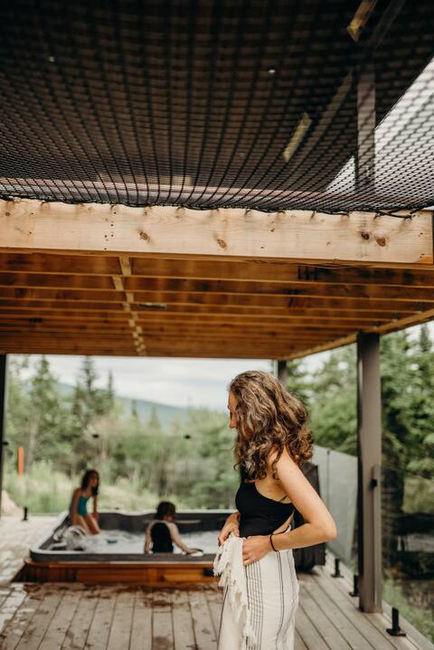 KOM: Amazing view with spa near Quebec City