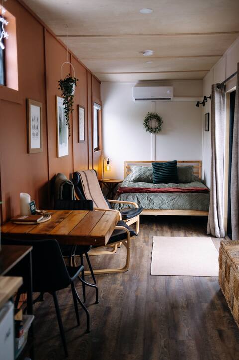 Balsam Fir Shipping Container Cabin