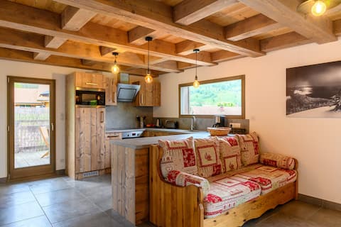 Airbnb performant: Comfortable and quiet chalet in the heart of the Hautes-Vosges à Cornimont