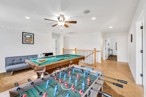 Walk to Midtown | Spa Shower & Game Room