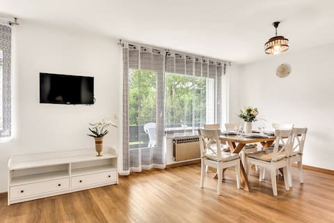 Bright and spaceous apartment near the Bled center