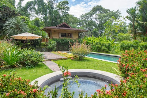 Beachfront villa with chef