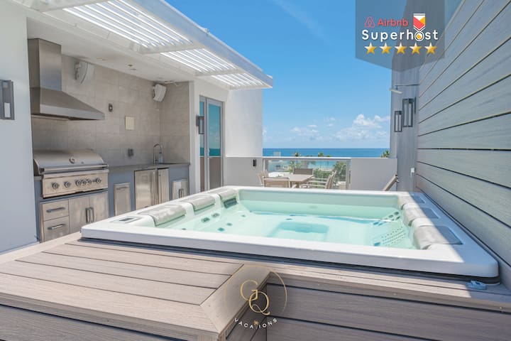 Luxury Private Condo W/ Jacuzzi and Ocean View!