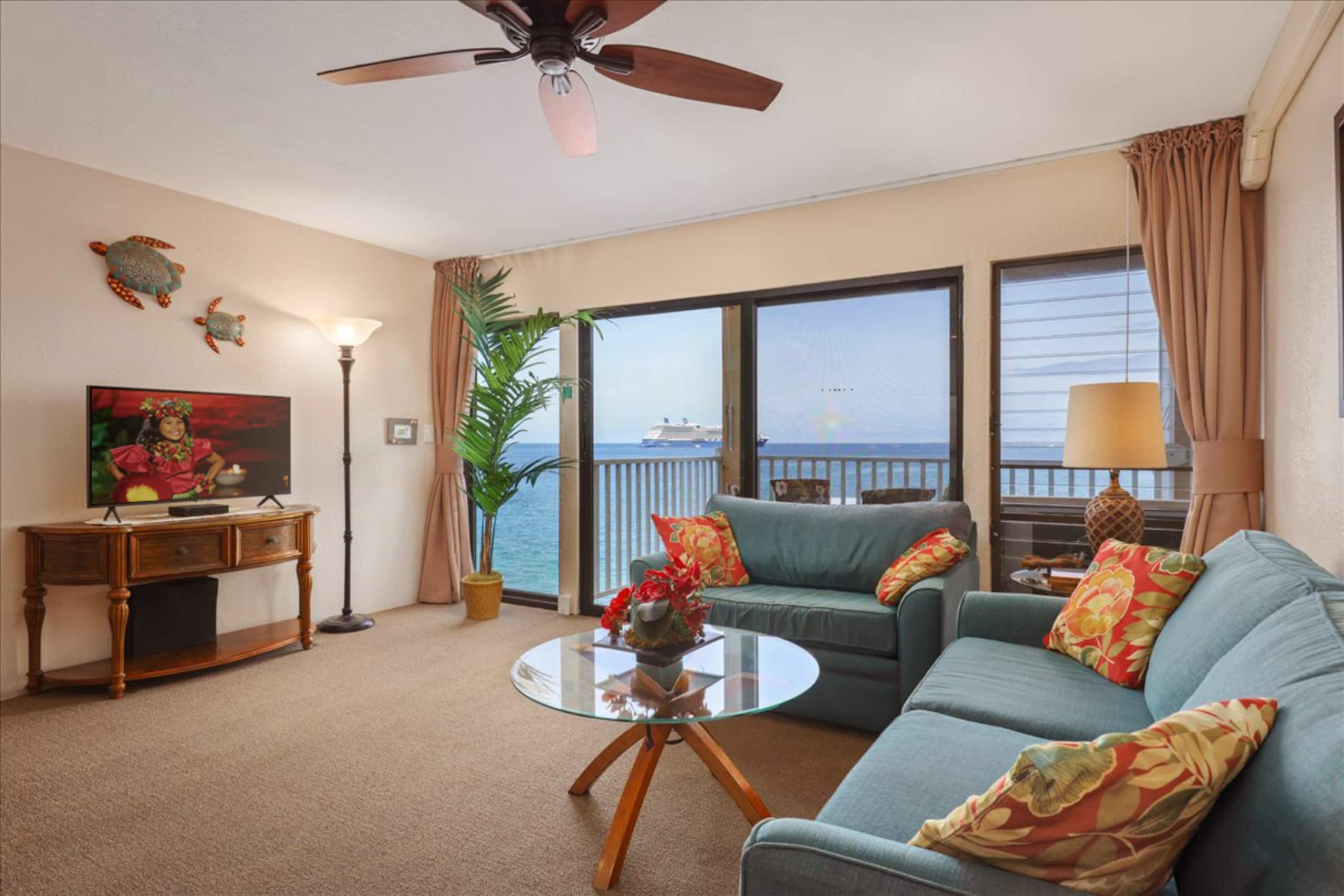 Direct oceanfront condo with AC @ Sea Village - Image 4