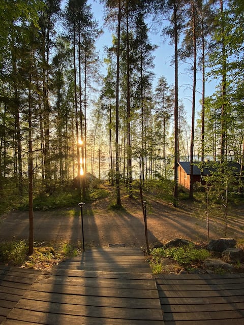 The atmosphere of old times by lake Saimaa