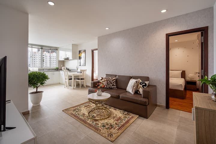 Modern 2br Apt Bathtub In The Heart Of Bui Vien - Ho Si Minh-város