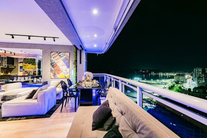 Apto Na Orla • Luxuoso • Vista Mar Deslumbrante! - Santos, Brasil