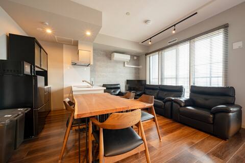 [5 minutes by car from New Chitose Airport] Apartment hotel with kitchen | 45.34 ㎡ | Up to 5 people
