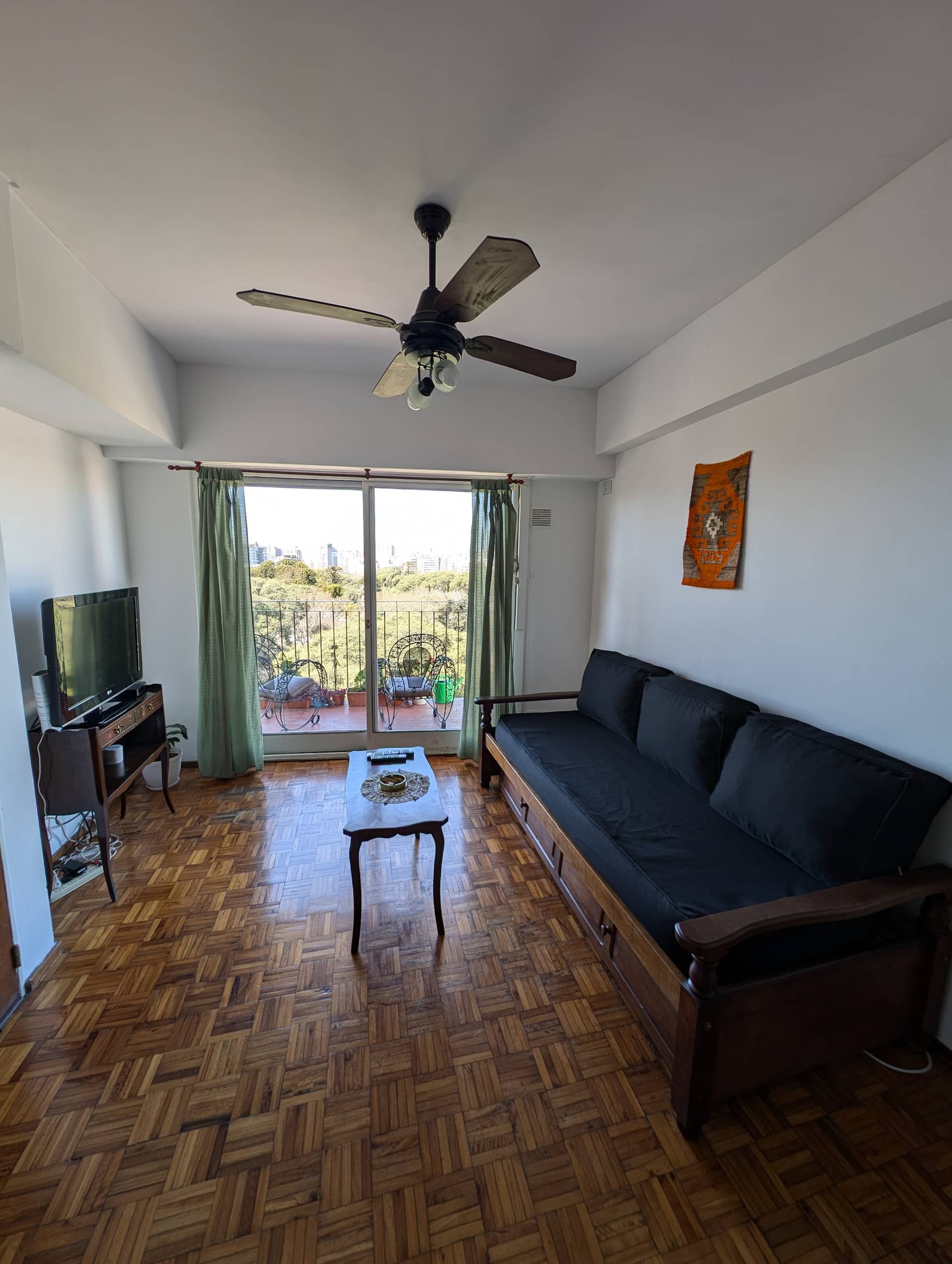 Two-bedroom apartment with views over Parque Centenario in Villa Crespo