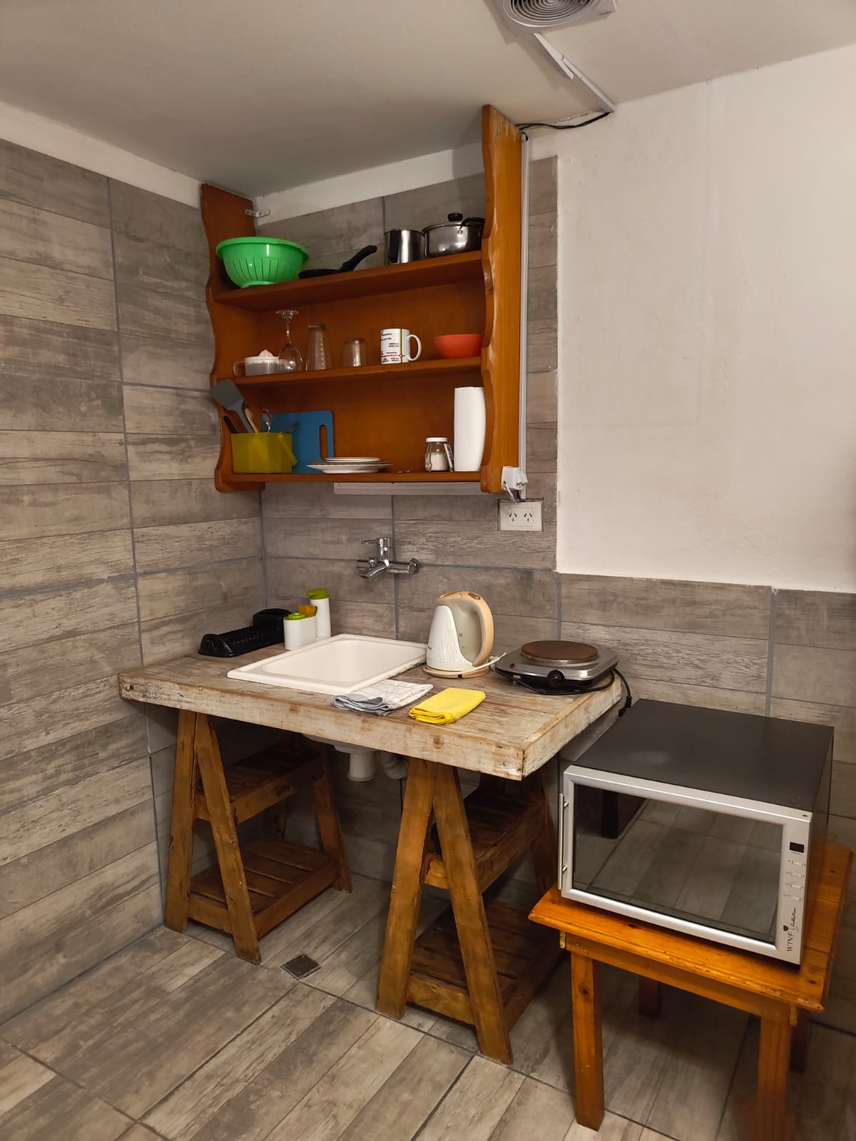 Quarto em suíte com banheiro privativo e kitchenette em Palermo