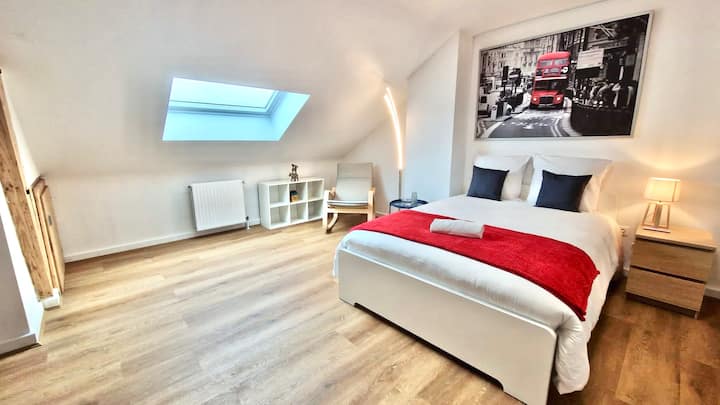 Coliving @La Villa Patton, Chambre 6 "Londres" - Dudelange