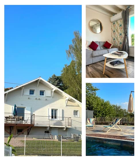 Chalet near Vichy for 6 people, swimming pool