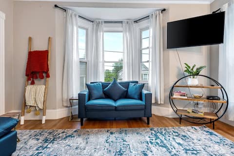 Modern 3BR | W/D + Parking | Near Portland