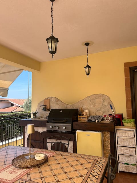 Lu's house with balcony