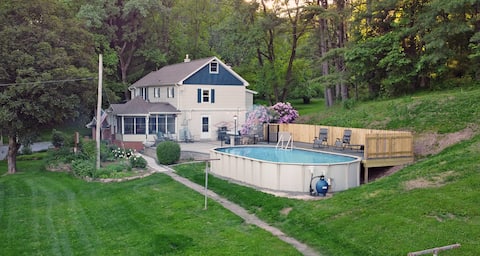 Creekside Farmstead | Hot Tub | Pool | BBQ